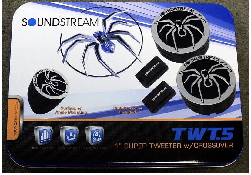1 SET SOUNDSTREAM TWT.5 1-INCH TWT SERIES  PEI DOME LOUD TWEETERS I BRAND NEW