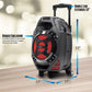Rechargeable Portable Speaker | 8" Woofer | 2,600 Watts | Bluetooth, AUX - BLUE