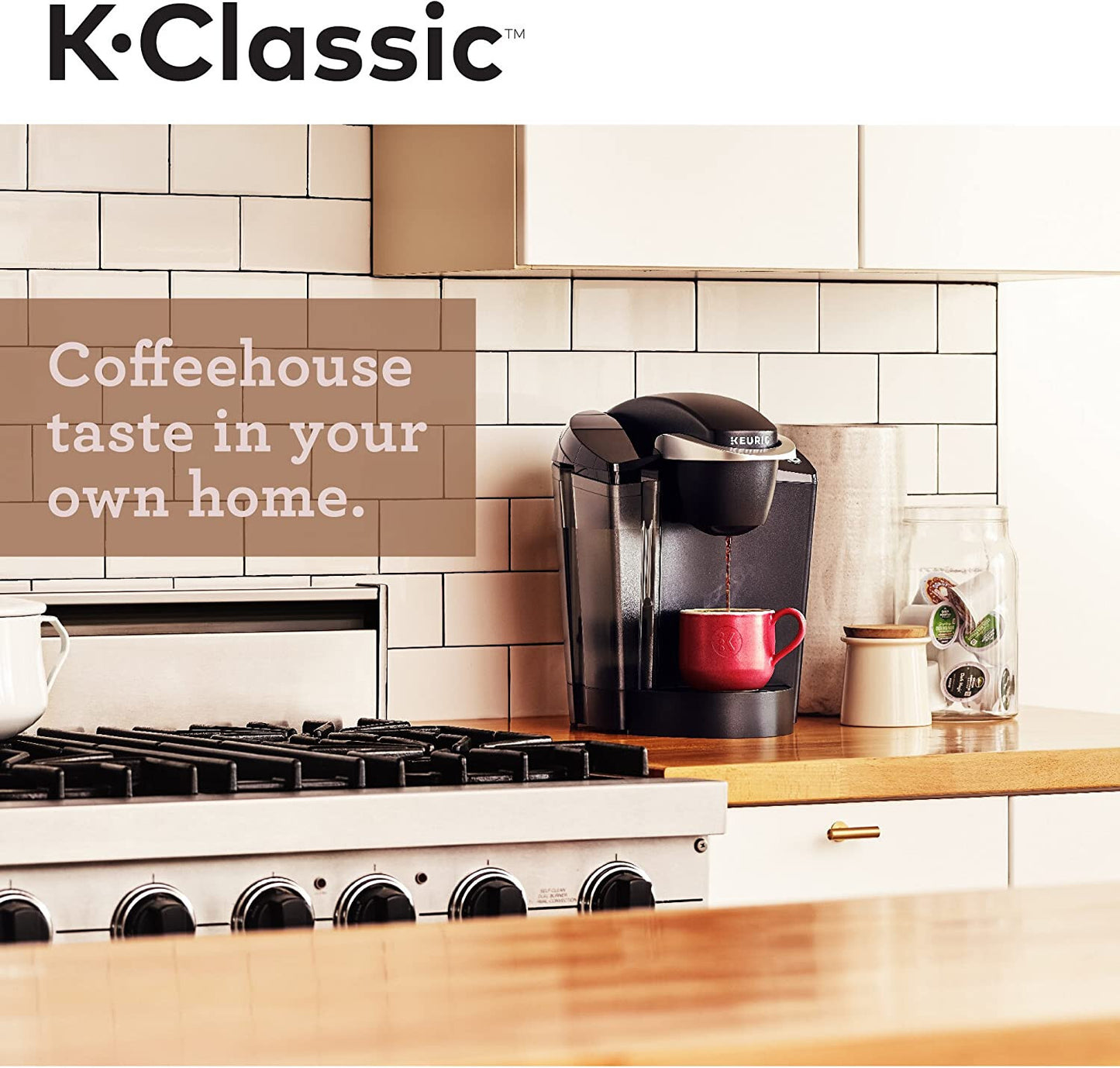 Keurig K-Classic Coffee Maker K-Cup Pod, Single Serve, Programmable, 6 to 10 oz.