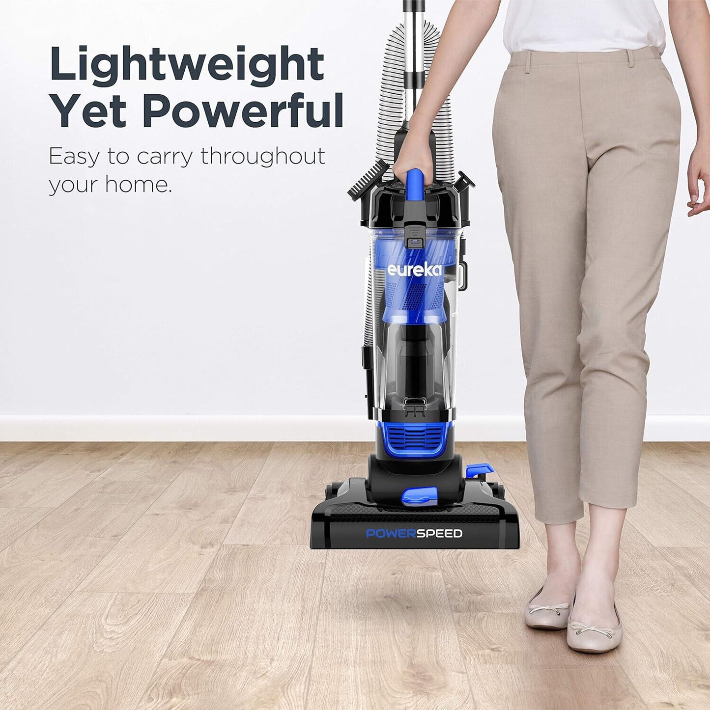 Eureka Lightweight Powerful Upright Vacuum CarpetCleaner Hard Floor BLUE & BLACK