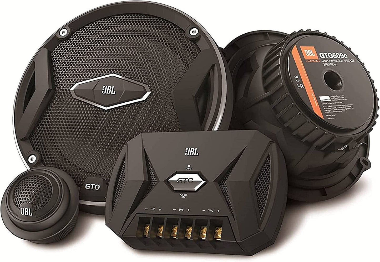 NEW GTO609C Premium 6.5-Inch Component Speaker Hign Quality CAR Speakers System