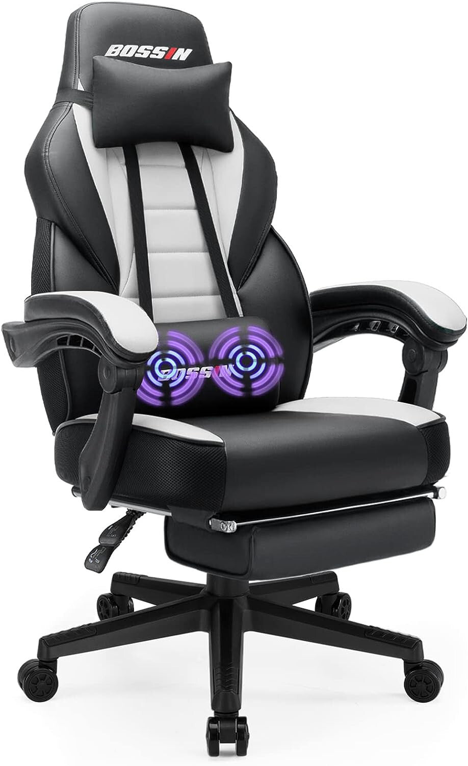 Big and Tall Gaming Chairs for Adults Ergonomic Video Game Chairs with footrest