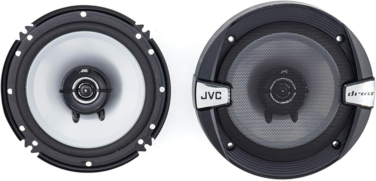 JVC CS-DR162 DRVN Series 6.5 Inch 2-Way 300 Wats Car Speakers Coaxial - Set of 2