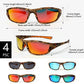 4 Pairs Unisex Polarized Sunglasses UV Protection Sports Driving Glasses Sports