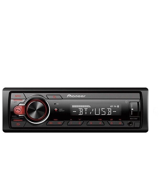 Pioneer MVH-S215BT Stereo Single DIN Bluetooth In-Dash USB MP3 Auxiliary AM / FM