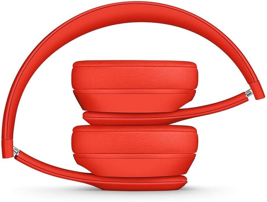 Beats Solo3 Wireless On-Ear Bluetooth Headphones Apple W1 Chip Class 1 - RED