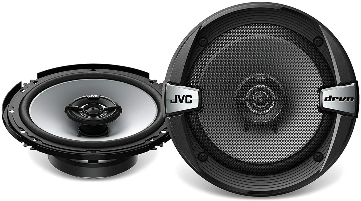 JVC CS-DR162 DRVN Series 6.5 Inch 2-Way 300 Wats Car Speakers Coaxial - Set of 2