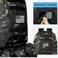 Tactical Military Army Rucksack 60L Assault Detachable Molle Backpack BLK03PATCH