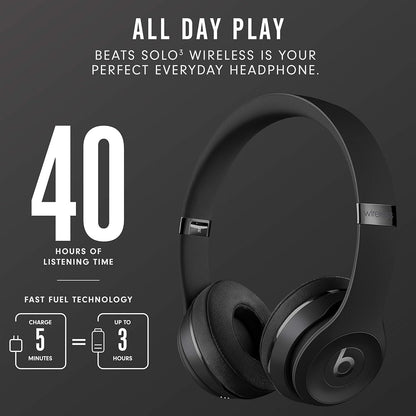 Beats Solo3 Wireless On-Ear-oorfone Apple W1-oorfoonchip Klas 1 Bluetooth
