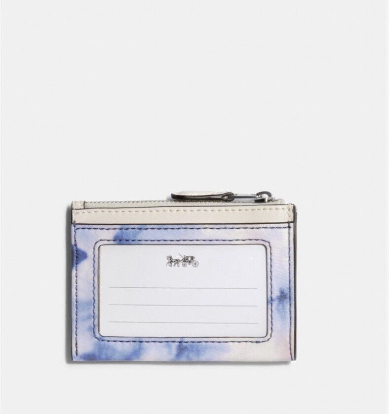 COACH MINI SKINNY ID WALLET CASE TIE DYE PRINT LIMITED EDITION  NEW WITH TAG