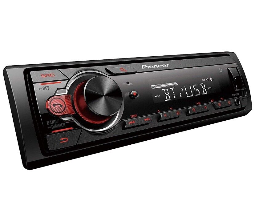 PIONEER MVH-S21BT 1DIN Bluetooth USB MP3 Auxiliary AM/FM ANDROID Compatible -NEW