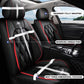 Universal Leather Car Seat Covers Front 2 Seats Cushion Cover Waterproof