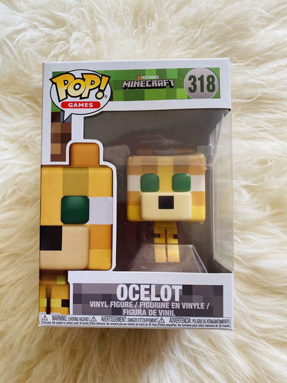 FUNKO POP! Speletjies: Minecraft - OSELOOT (318) Versamelfiguur - NUUT