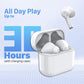 New Wireless Earbuds Bluetooth Noise Cancellation Waterproof Built-in Microphone