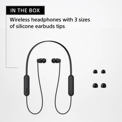 NUWE BLOU Sony WC100 Draadlose in-oor Bluetooth-oorfone met ingeboude mikrofoon -