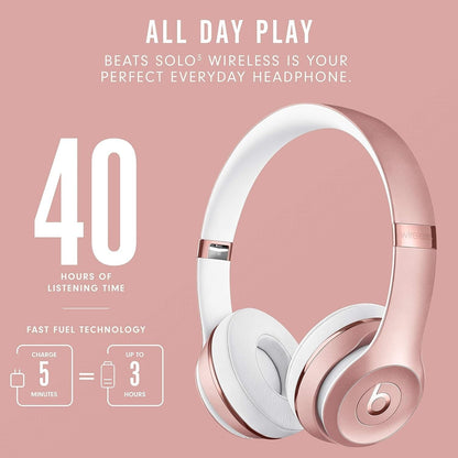 Beats Solo3 Wireless On-Ear Bluetooth-koptelefoon Apple W1-koptelefoonchip Klas 1