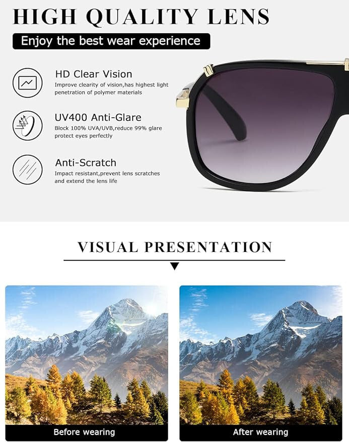 Sunglasses Men Women Unisex  Goggle Alloy Big Frame Metal Punk Style Shield