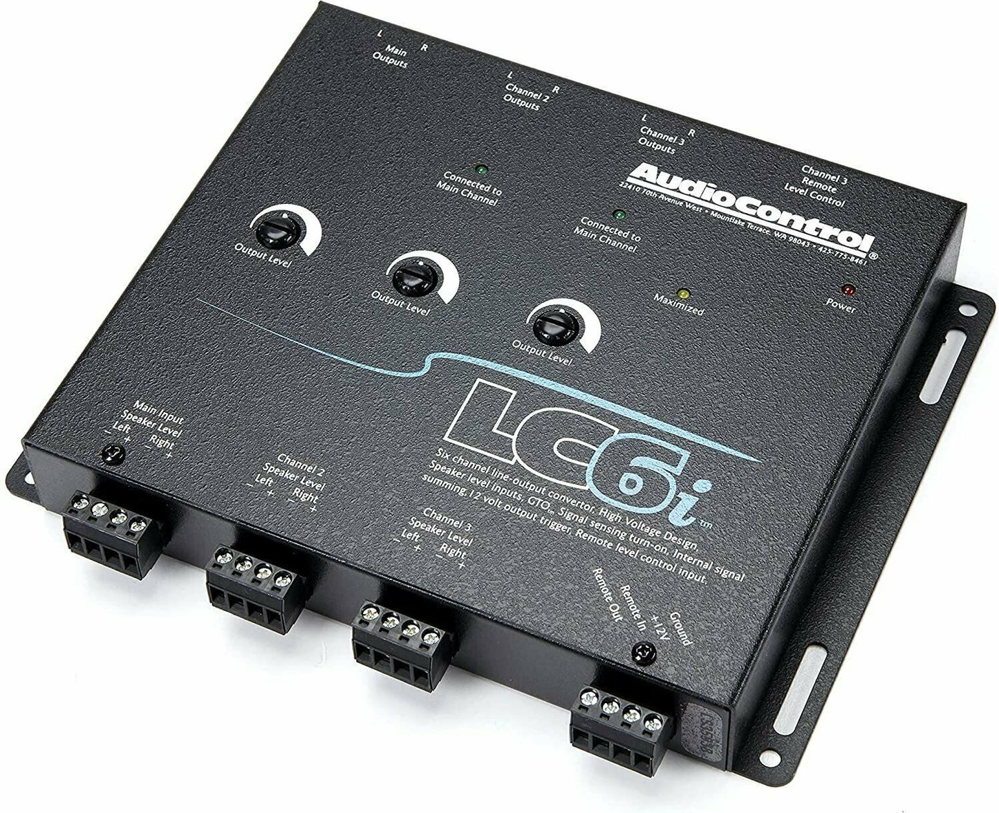AudioControl LC6i Black 6 Channel Line Out Converter with Internal Summing I NEW