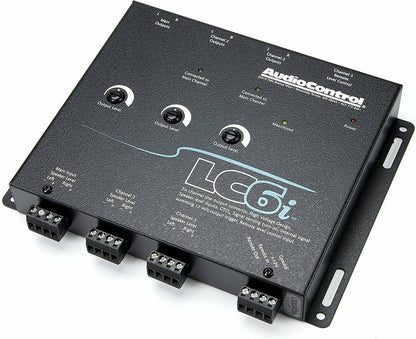 AudioControl LC6i Swart 6 Kanaal Lynuitsetomskakelaar met Interne Somering I NUUT