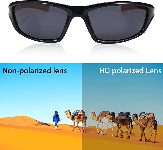 4 Pairs Unisex Polarized Sunglasses UV Protection Sports Driving Glasses Sports