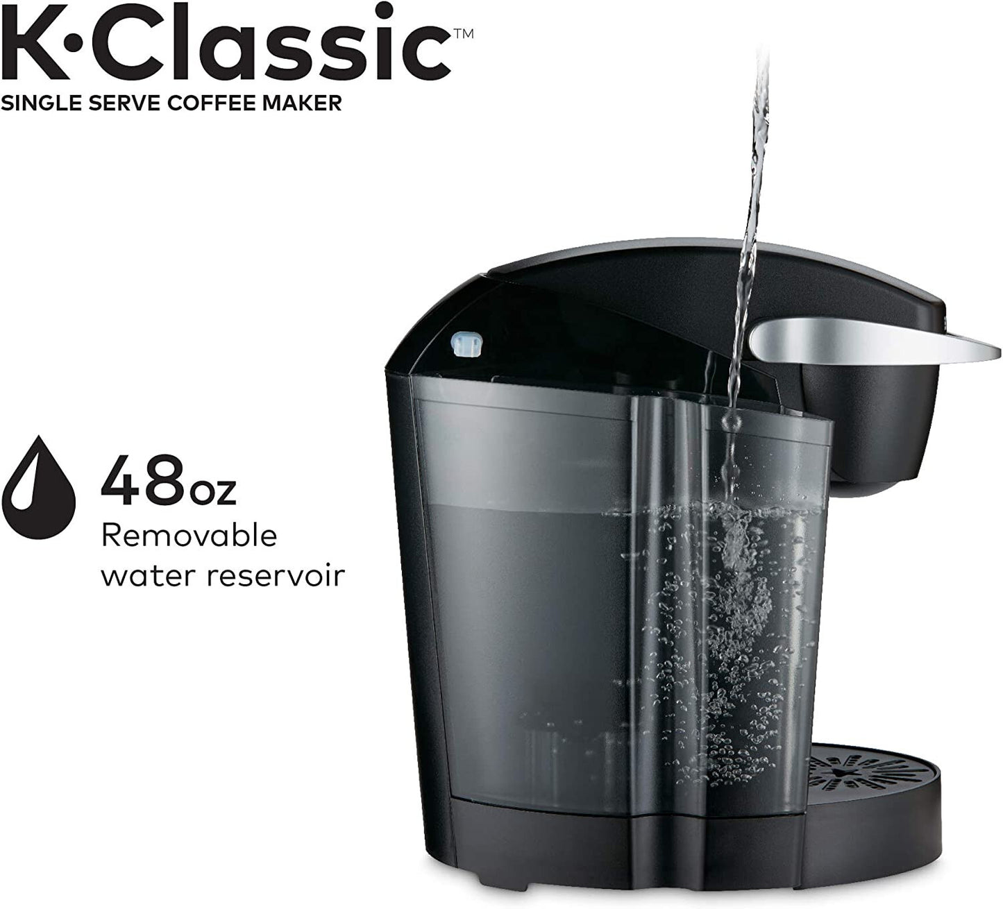 Keurig K-Classic Single Serve Coffee Maker W/ Keurig Variety Pack 40 K-Cup Pods