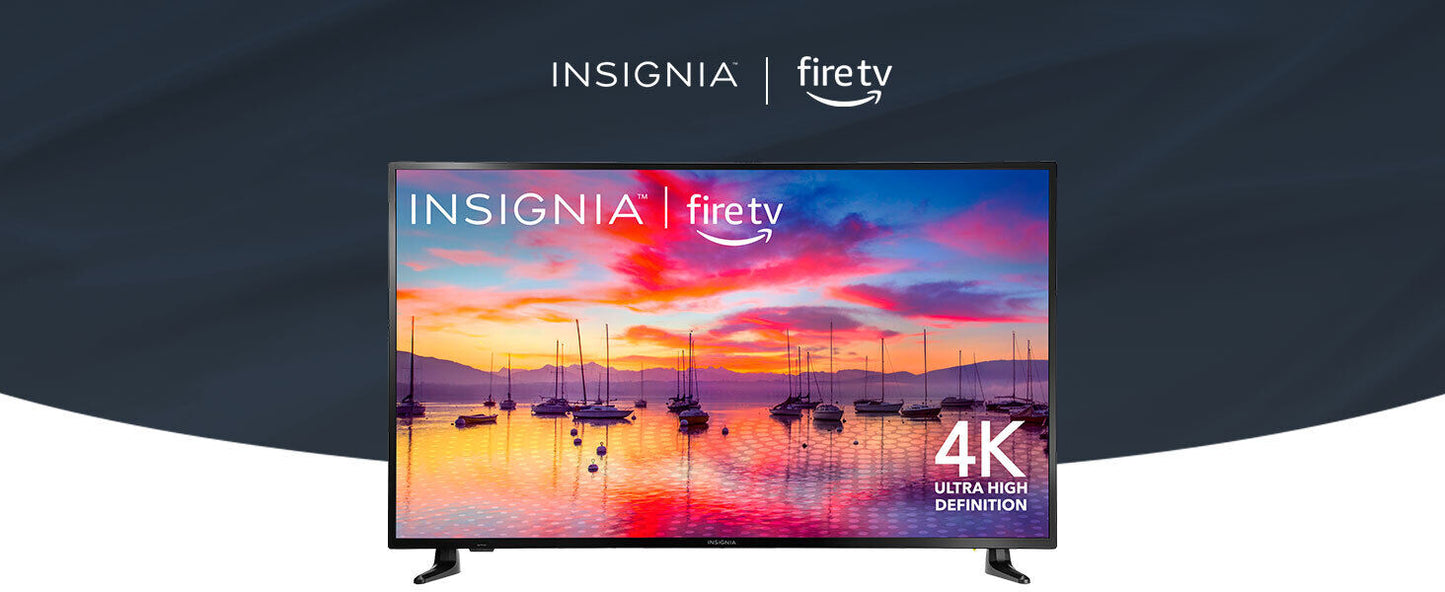 INSIGNIA Class F Series LED 4K UHD Smart Fire TV with Alexa Voice Remote I NEW