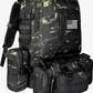 Tactical Military Army Rucksack 60L Assault Detachable Molle Backpack BLK03PATCH