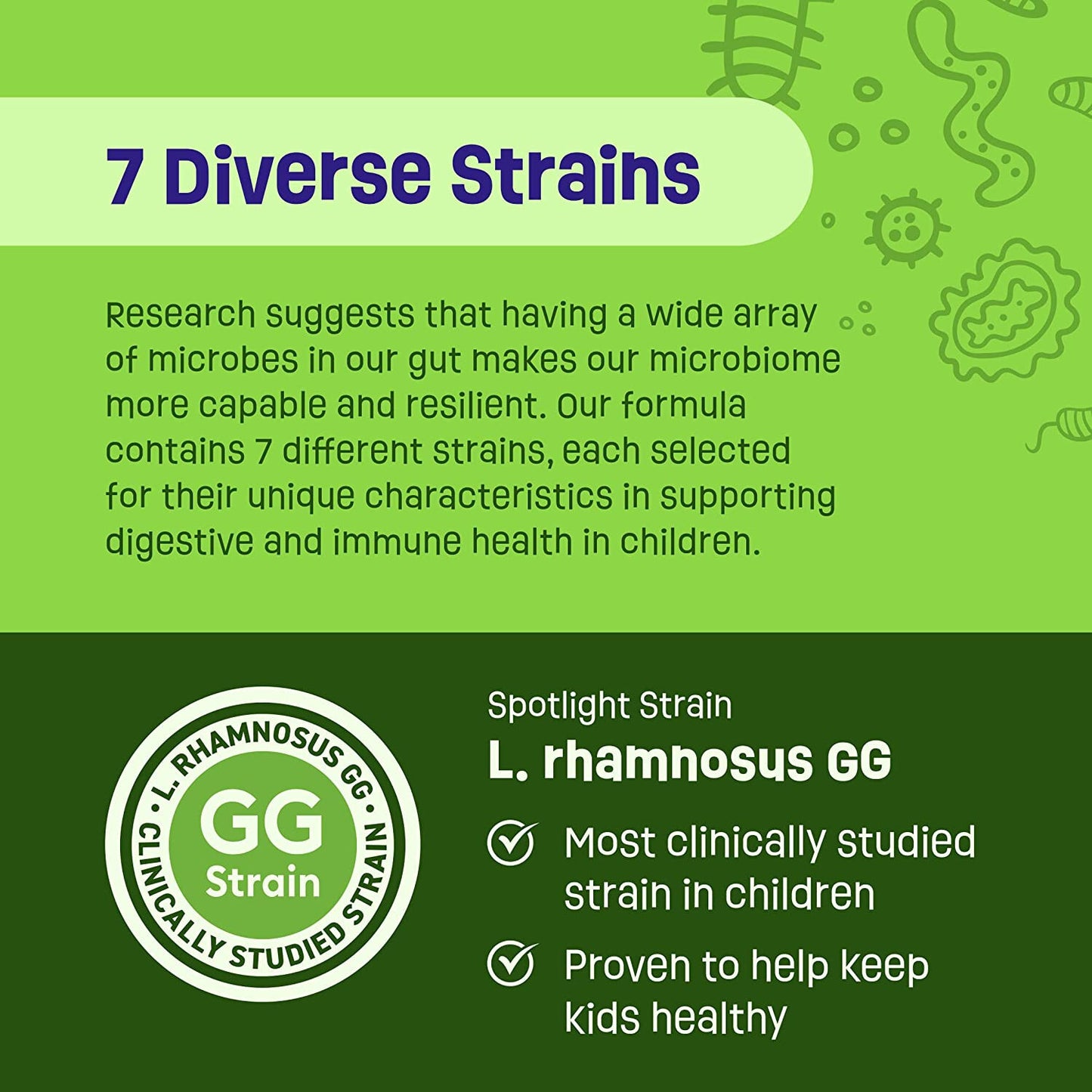 Probiotics for Kids 7 Diverse Strains Organic Prebiotics Vitamins & Minerals