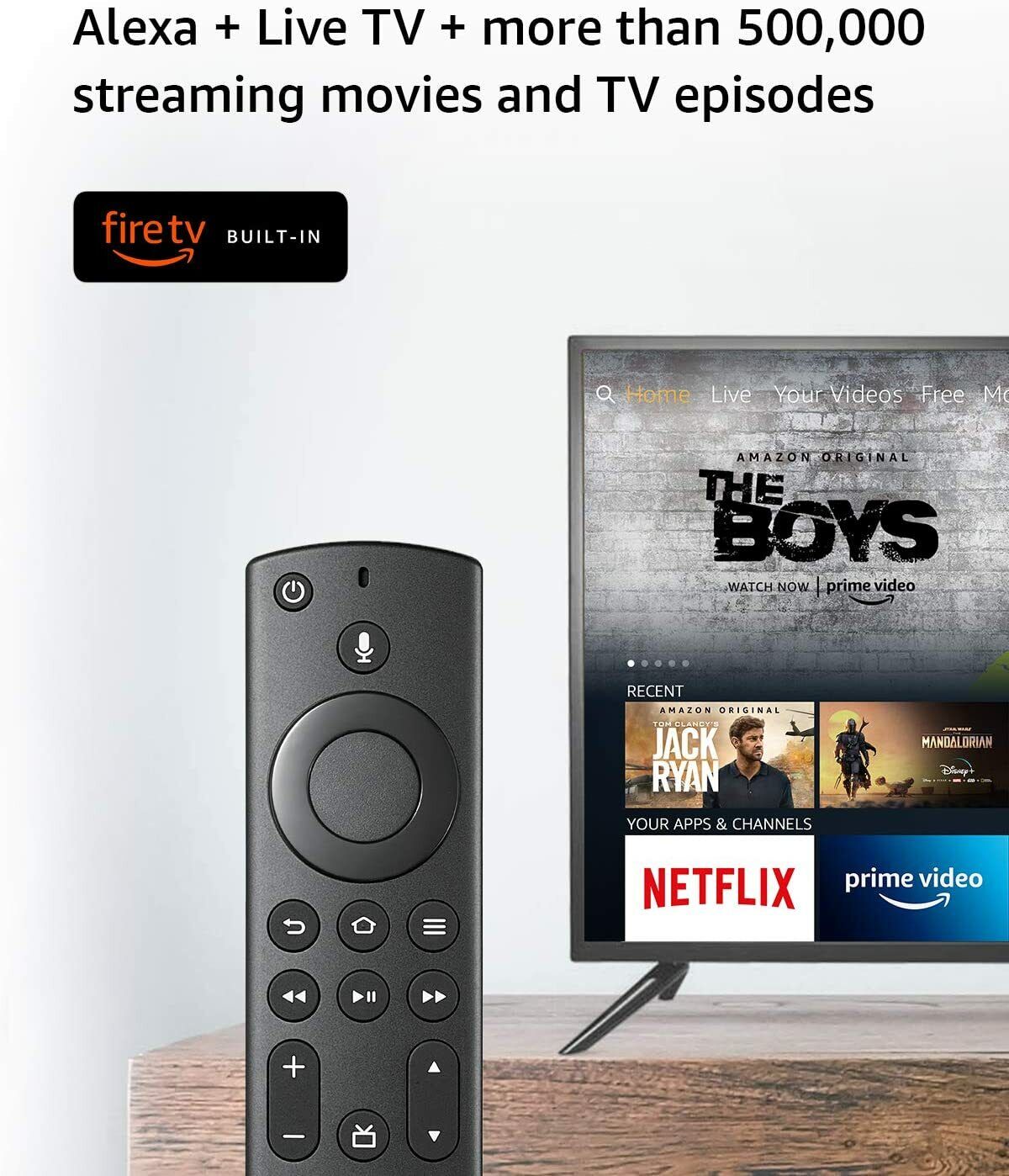 INSIGNIA All-New 24-inch Class F Series Smart HD 720p Fire TV