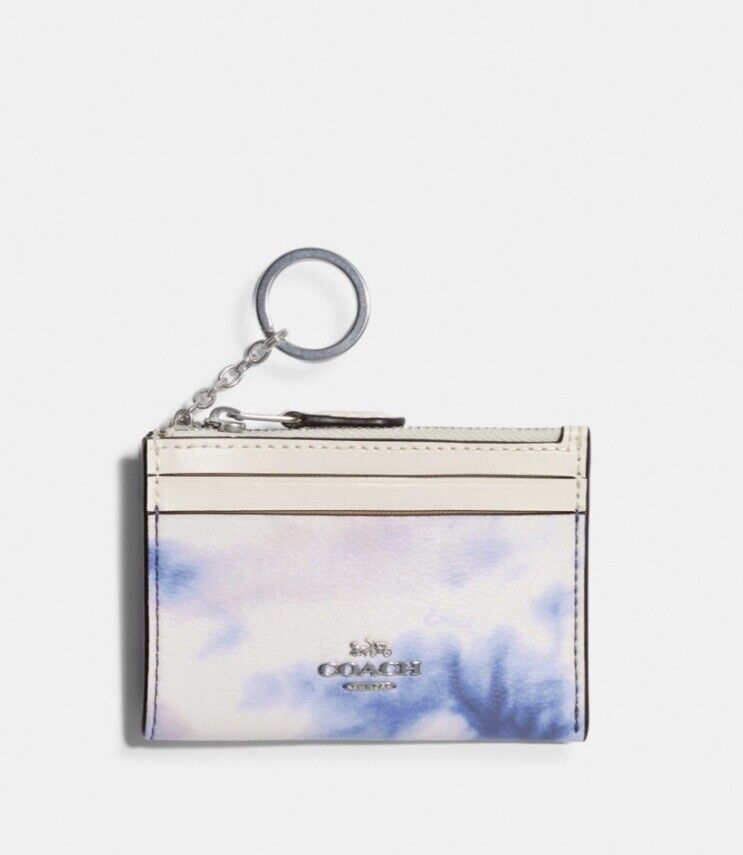 COACH MINI SKINNY ID WALLET CASE TIE DYE PRINT LIMITED EDITION  NEW WITH TAG