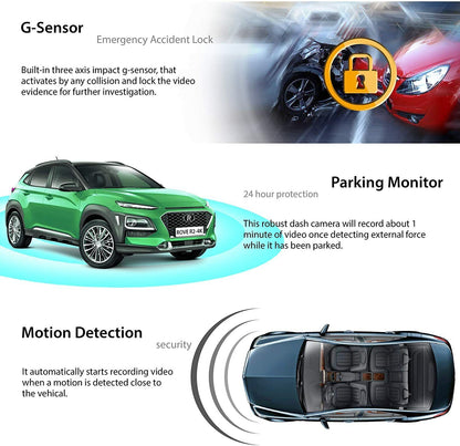 Rove R2-4K Dash Cam Ingeboude WiFi GPS Motor Dashboard Kamera Opnemer met UHD2160