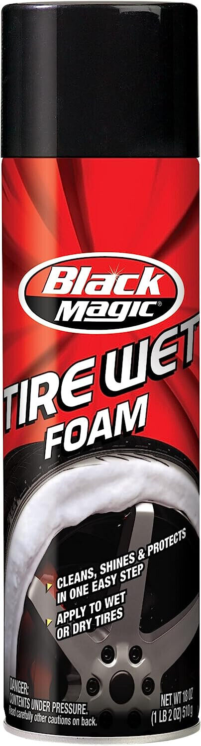 Black Magic Wet Tire Foam Formula 4 Week Shine Enhancement Beskermend 18 FL. OZ.