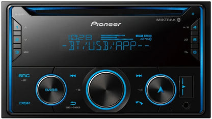 Pioneer FH-reeks Dubbel-DIN CD-ontvanger met Bluetooth en Amazon Alexa