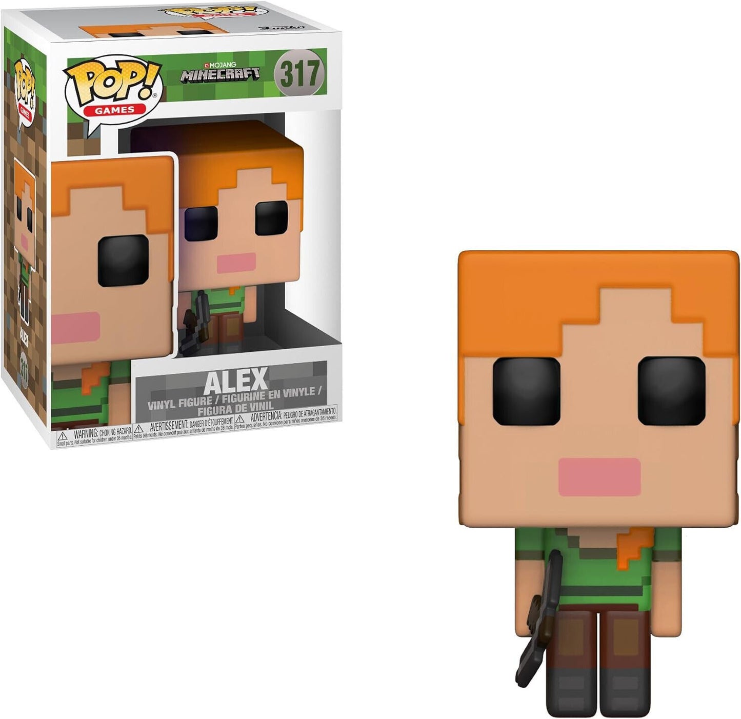 FUNKO POP! Games: Minecraft - ALEX (319) Collectible Figure - NEW