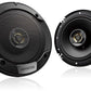 Kenwood KFC-S1666 300w 6.5" 2-Way Car Audio Door Coaxial Speakers 2 PAIRS