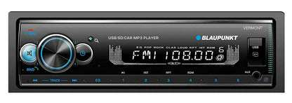 Blaupunkt VERMONT 72 Enkel Din Meganieklose Bluetooth-ontvanger m/ USB/AUX/SD/SD