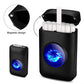 Cigarette Case with Lighter 18PCS 84MM King Size Cigarettes Holder, LED Screen
