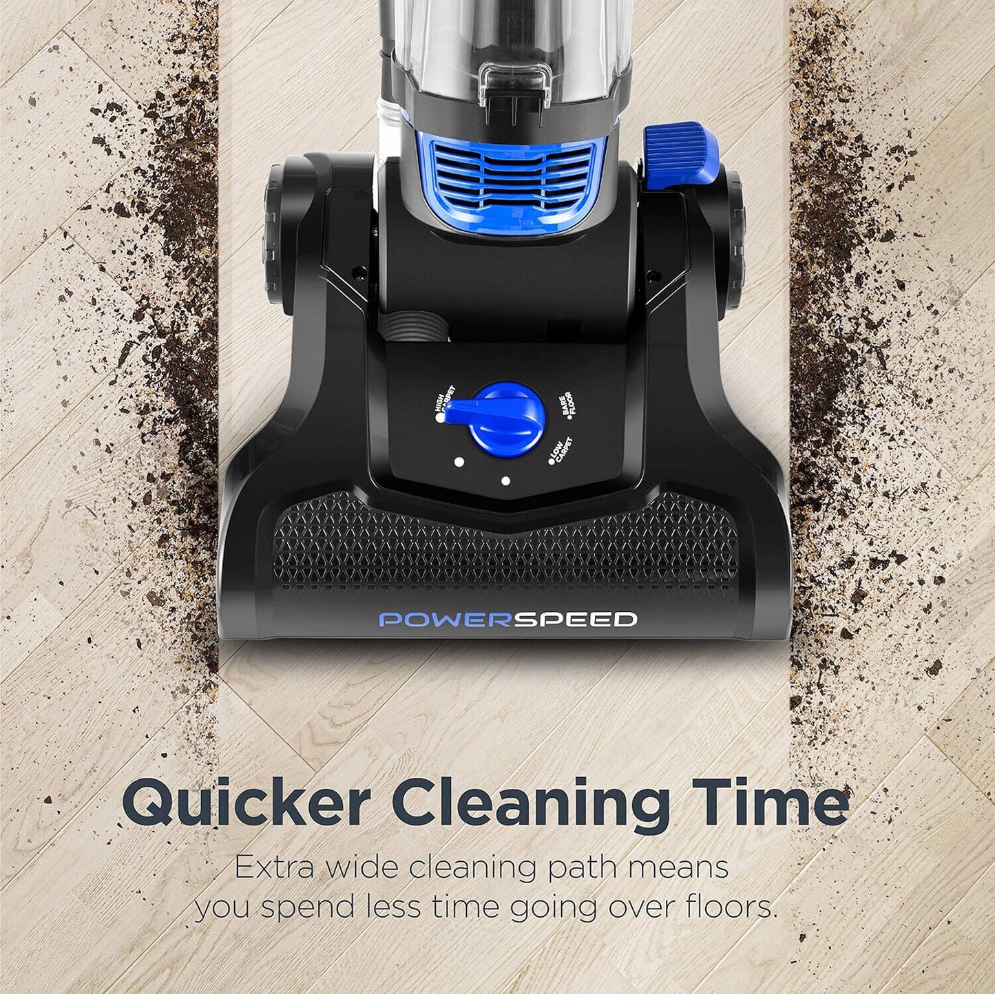 Eureka Lightweight Powerful Upright Vacuum CarpetCleaner Hard Floor BLUE & BLACK