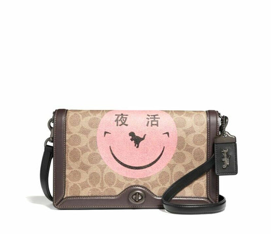 COACH RILEY W REXY BY YETI OUT WOMEN SHOULDER LIMITED EDITION BAG WITH TAG I NEW