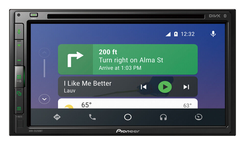 PIONEER 6.8" MULTIMEDIA DVD APPLE CARPLAY ANDROID AUTO BLUETOOTH STEREO RECEIVER