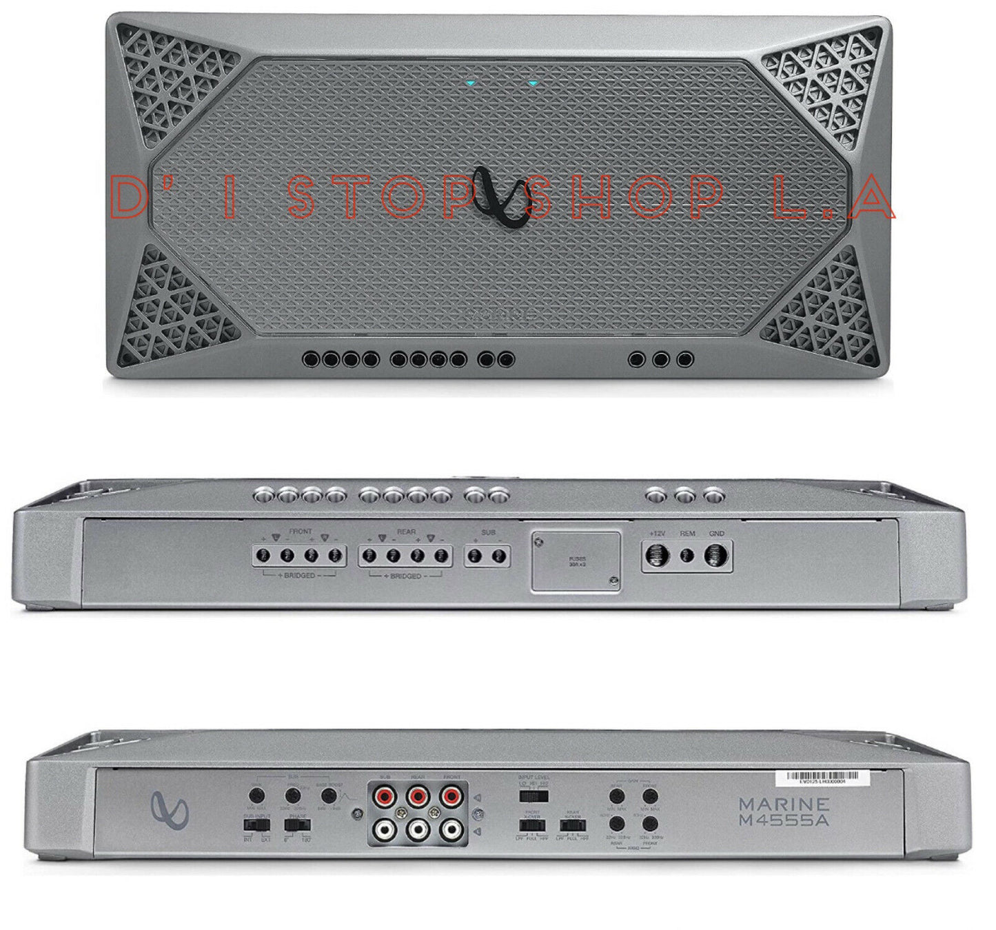 INFINITY M4555A MULTI-ELEMENT MARINE 5-CHANNEL CAR AUDIO HIGH END AMPLIFIER