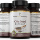 Chia Seed Extract Capsules 10:1 (120 Capsules) 500 mg per Capsule, 1000 mg Serv