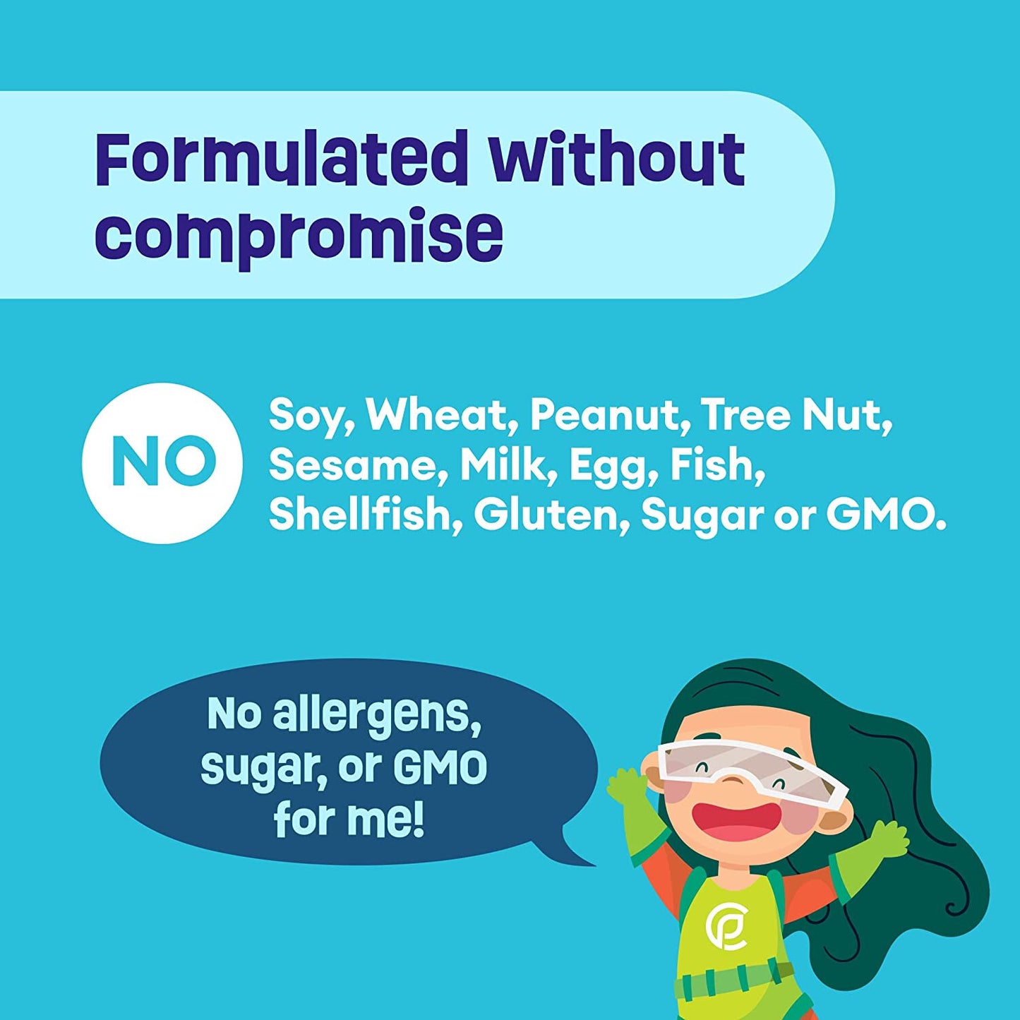 Probiotics for Kids 7 Diverse Strains Organic Prebiotics Vitamins & Minerals