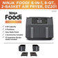 Ninja Dualzone Air Fryer Foodi 6-in-1 8 Quart, with 2 Crisper Plates, 2 Baskets