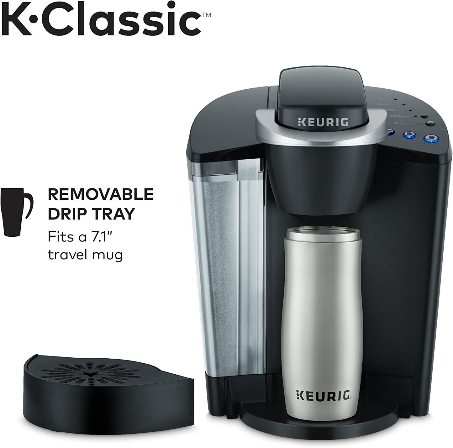 Keurig K-Classic Coffee Maker K-Cup Pod, Single Serve, Programmable, 6 to 10 oz.