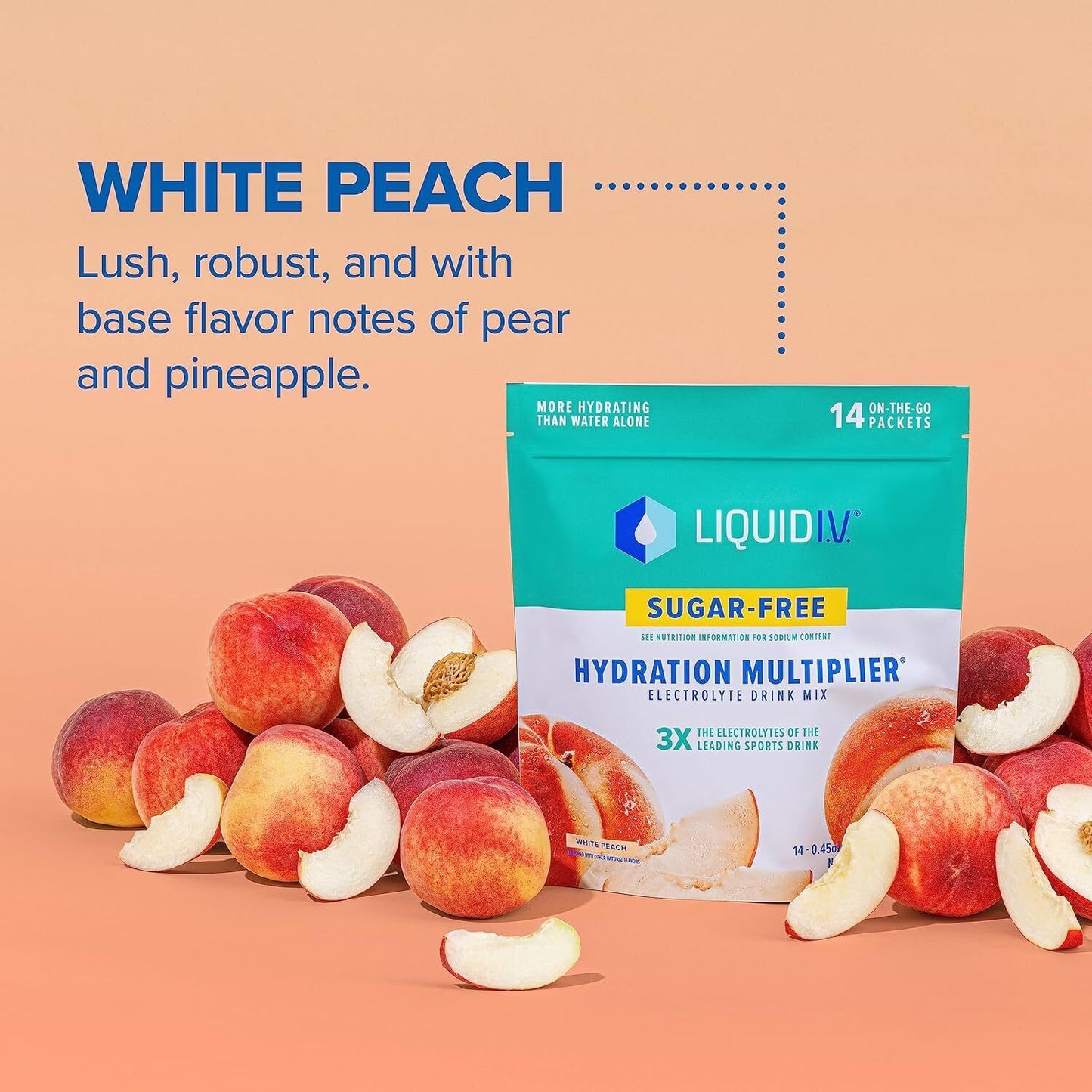 Liquid IV Hydration Multiplier Powder Packets Electrolyte Drink Easy Mix - 14pc