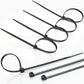 Width 0.16inch Cable Zip Ties,500 Packs Self-Locking 4+6+8+10+12-"  Nylon Cable