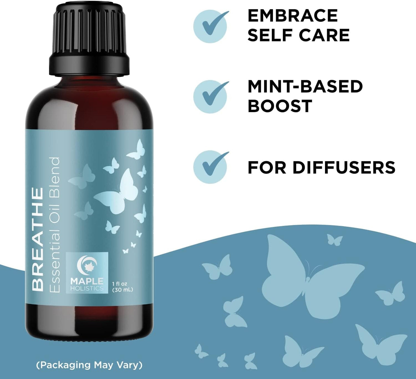 Essential Oil for Diffuser - Invigorating Breathe Essential Oil Blend Eucalyptus