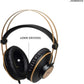 AKG Pro Audio K92 Over-Ear, Closed-Back, Studio Headphones, Matte Black and Gold