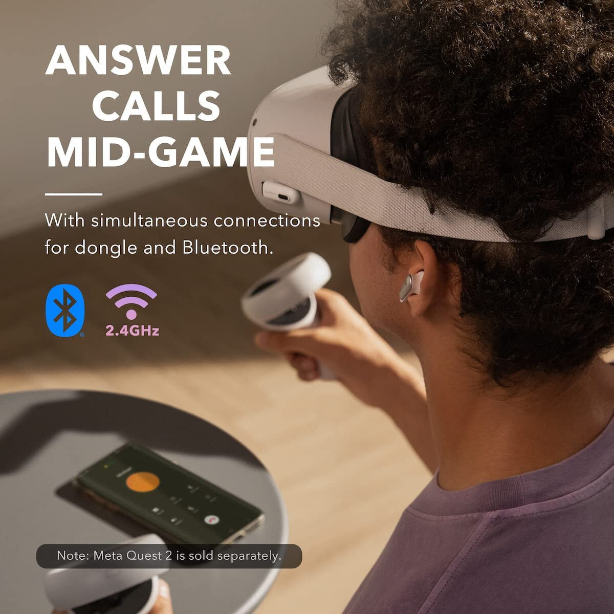 Soundcore VRP10 Wireless Gaming Bluetoot Earbuds Authorized Meta Oculus Quest 2